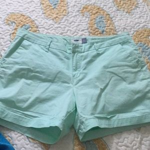 Old navy cotton shorts mint green Free top